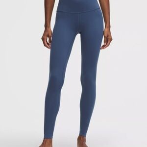 Lululemon Align Leggings (NWT) High-Rise Pant 28". Color Blue Twill Navy